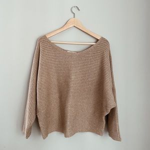 Anthropologie ribbed knit sweater